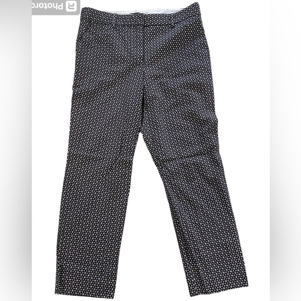 Theory Treeca 2 Tile Geo Wool black/white, trousers size 6, new no tag